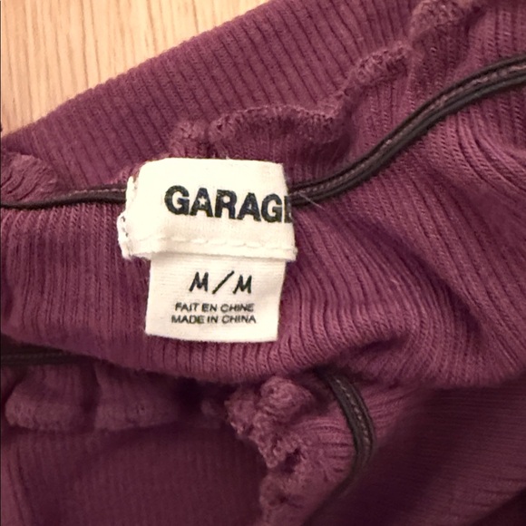 Garage Plum Ruffled Top - Picture 5 of 5